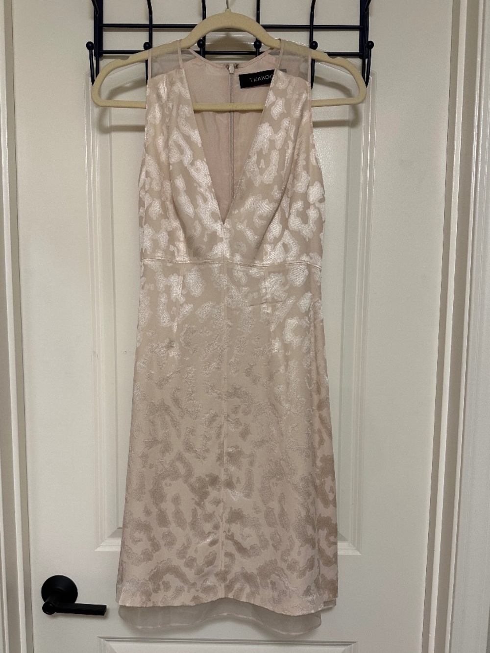 Thakoon 100% Silk Cocktail Dress Pale Pink NWT Size 0